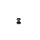 Szegecs mini, duplafejű, fekete nikkel, 4,8 mm