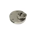 Kerek márványos zár, nikkel