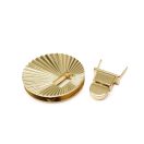 Napsugaras táskazár, 46 mm, nikkel