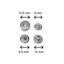 Rejtett fejű patent, réz, 10,5 mm, nikkel