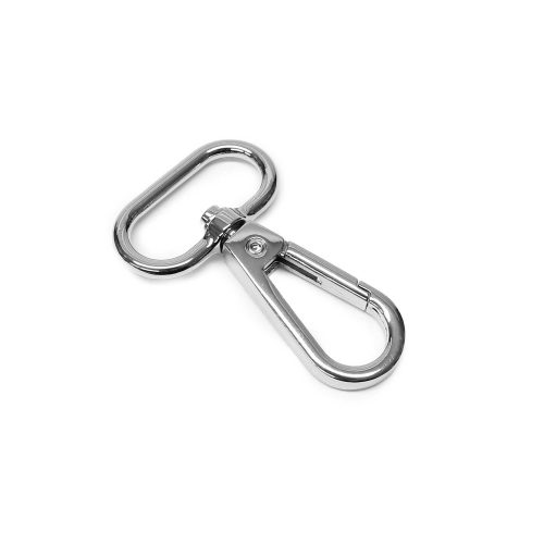 Karabiner, 25 mm, nikkel