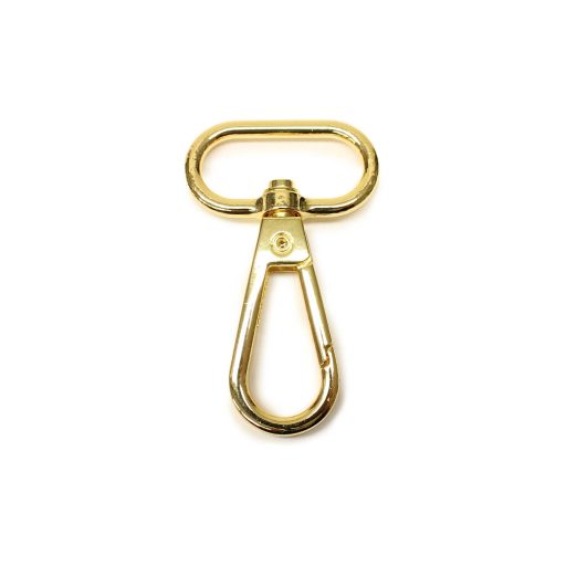 Karabiner, 25 mm, arany