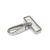 Karabiner, 30 mm, nikkel