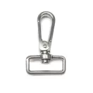 Karabiner, 30 mm, nikkel