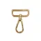 Lapos karabiner, arany, 40 mm