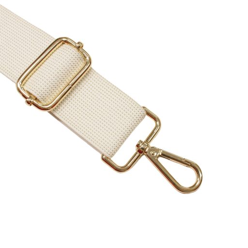 Lapos karabiner, arany, 40 mm