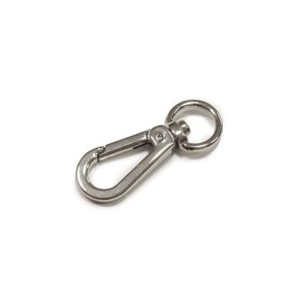 Karabiner, 10 mm, nikkel