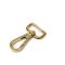 Lapos karabiner, arany, 20 mm