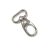 Karabiner, nikkel, 20 mm