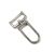 Lapos karabiner, magas, nikkel, 20 mm