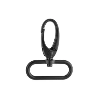Karabiner, 30 mm, matt fekete