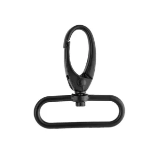 Karabiner, 40 mm, nikkel