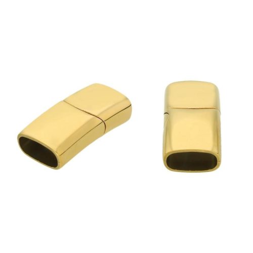 Mágneses karkötőkapocs, 10 mm, ezüst színű