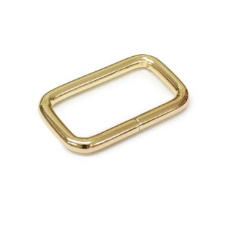 Vas négyzet fogótartó, arany, 40x20x5 mm