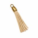 Hengeres táskadísz, karikával, antik, 8 mm