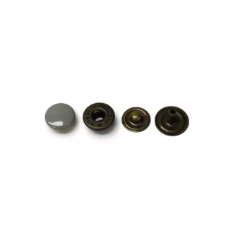 Kesztyű patent, réz alapú, kék fejjel, 8.8 mm