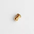 Pisztolygomb, arany, 5 mm