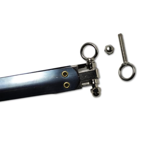 Pikk-pakk táska zár, 35 cm, nikkel