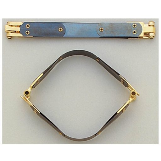 Pikk-pakk táska zár, 35 cm, nikkel