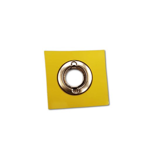 Ringli, nikkel 12 mm, széthajtható lábbal