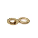 Ringli, arany, 12 mm, széthajtható lábbal