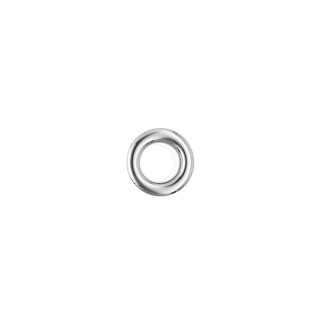 Ringli, réz alapú, 6 mm, nikkelmentes, ezüst színű