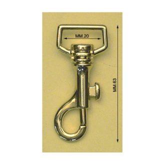 Kutya karabiner, 25 mm, antik