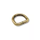 Vas D-karika, antik, 20 x 5 mm