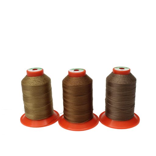 Bőrvarró cérna, közép barna 20-as, Synton