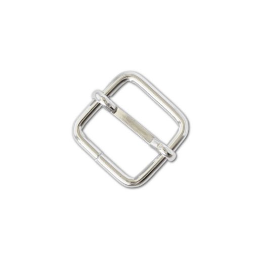 Vas mozgó csúszó, nikkel, 20x17x4 mm 