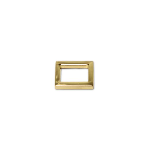 Zamak szögletes fogótartó, 15 mm, arany