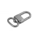 Ovális karabiner, 20 mm, ezüst