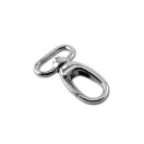 Karabiner, 25 mm, nikkel