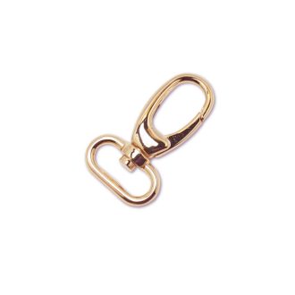 Karabiner, 25 mm, Rosegold arany