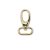 Karabiner, 25 mm, arany