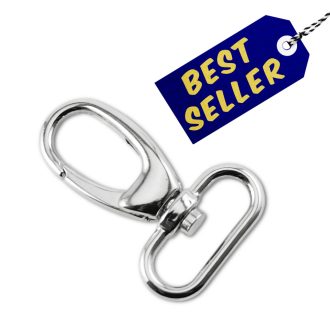 Karabiner, 30 mm, nikkel