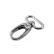 Karabiner, 30 mm, nikkel