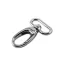 Karabiner, 30 mm, nikkel
