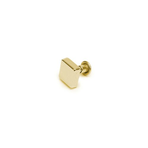 Négyzet alakú design szegecs, 9x9 mm, arany