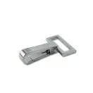 Fix karabiner, nikkel, 30 mm