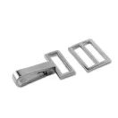 Fix karabiner, nikkel, 30 mm