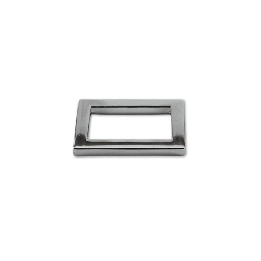 Zamak szögletes fogótartó, 30 mm, nikkel