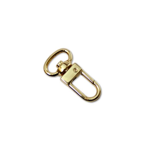 Karabiner, arany, 13 mm