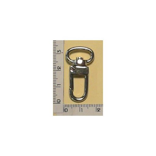 Karabiner, arany, 13 mm