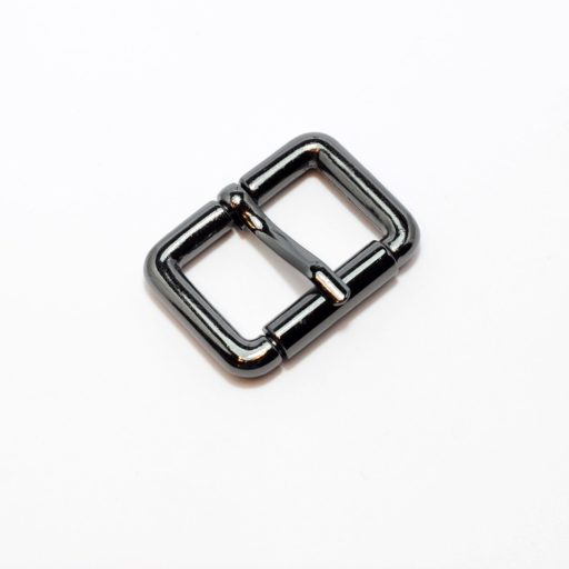 Pergős csat, fekete nikkel, 30 mm