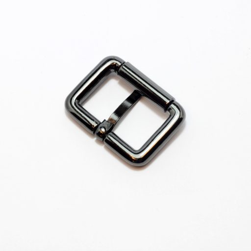 Pergős csat, fekete nikkel, 30 mm