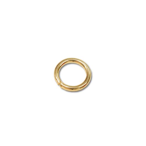 Kisméretű vas karika, arany, 10 x 2 mm