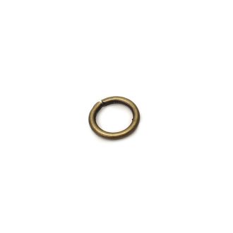 Kisméretű vas karika, antik, 10 x 2 mm