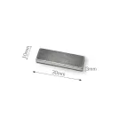 Bevarrható mágnes, vastag, 30 mm x 10 mm x 2 mm