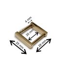 Fogótartó arany, 20 mm